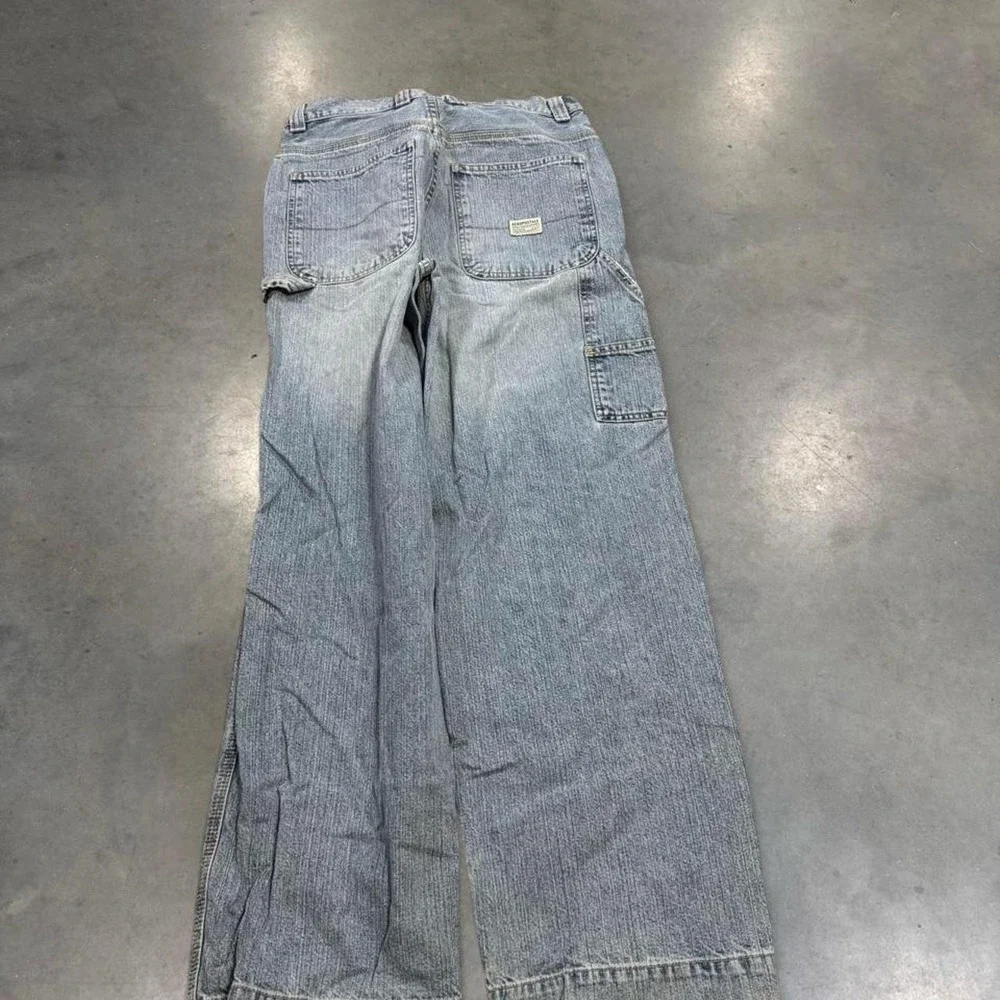 Aeropostale Mens Y2K Blue Carpenter Baggy Jeans 30x32 (Measures 30x30)